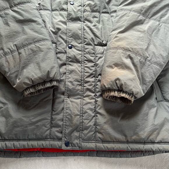 Nike vintage Puffer Coat Jacket 90’s gray Blue men’s size XXL - Picture 7 of 16